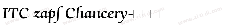 ITC zapf Chancery字体转换